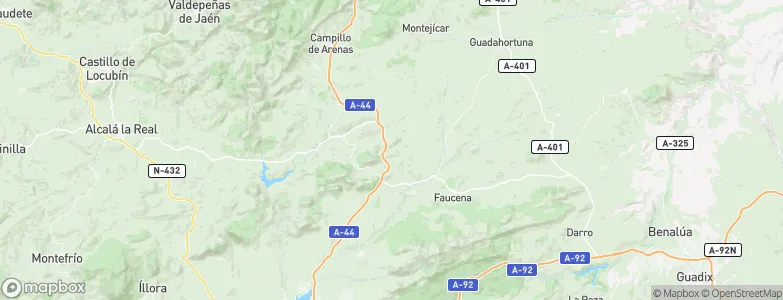 Iznalloz, Spain Map
