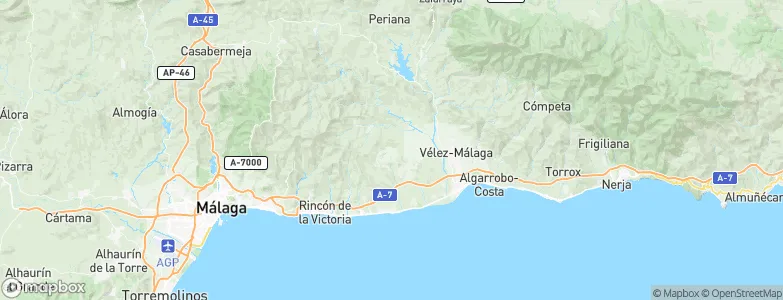 Iznate, Spain Map