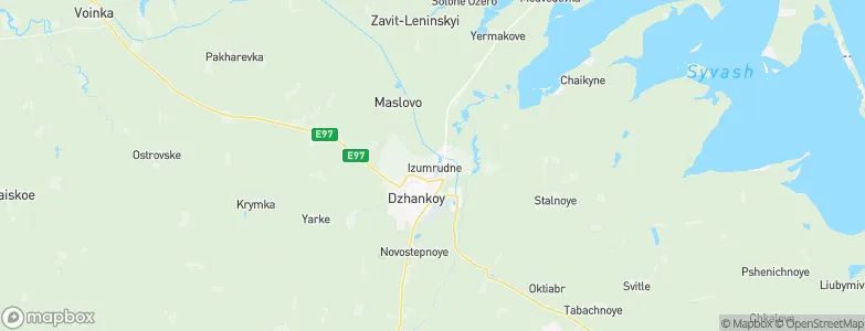 Izumrudnoye, Ukraine Map
