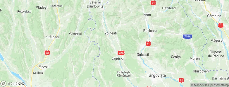 Izvoarele, Romania Map