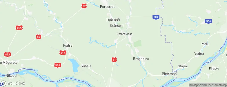 Izvoarele, Romania Map