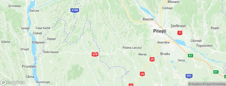 Izvoru de Sus, Romania Map