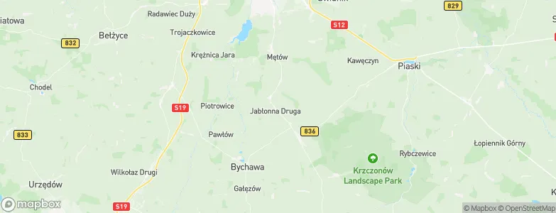 Jabłonna, Poland Map