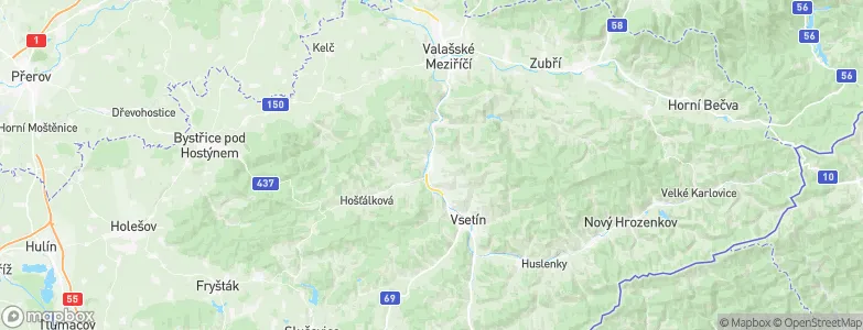 Jablůnka, Czechia Map