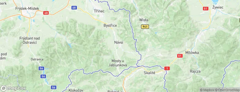 Jablunkov, Czechia Map
