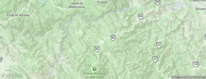 Jacala, Mexico Map