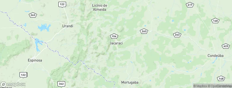 Jacaraci, Brazil Map