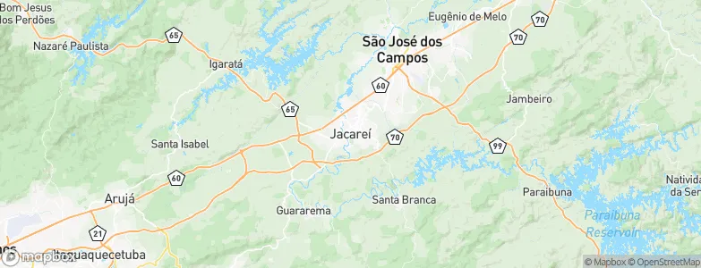 Jacareí, Brazil Map