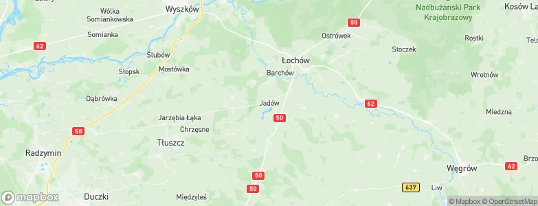 Jadów, Poland Map