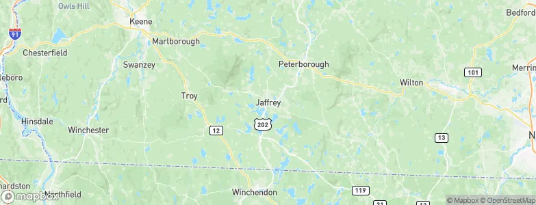 Jaffrey, United States Map