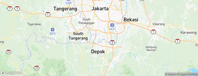 Jagakarsa, Indonesia Map