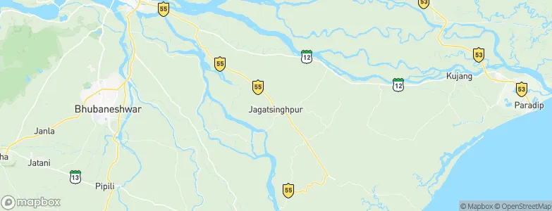 Jagatsinghapur, India Map