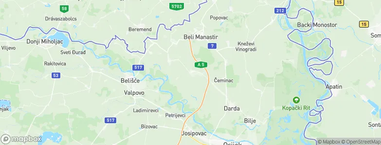 Jagodnjak, Croatia Map