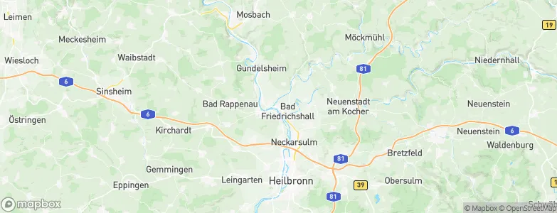 Jagstfeld, Germany Map