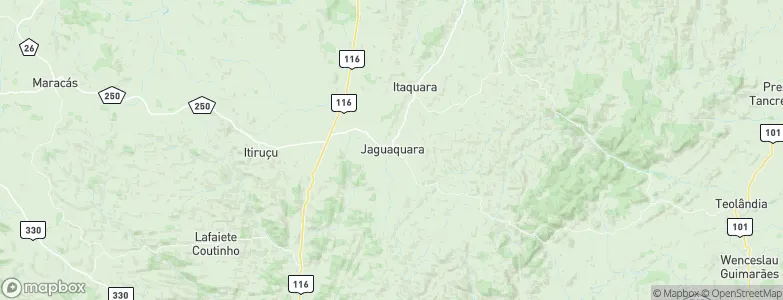Jaguaquara, Brazil Map