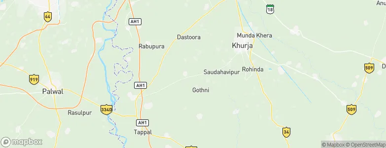 Jahāngīrpur, India Map