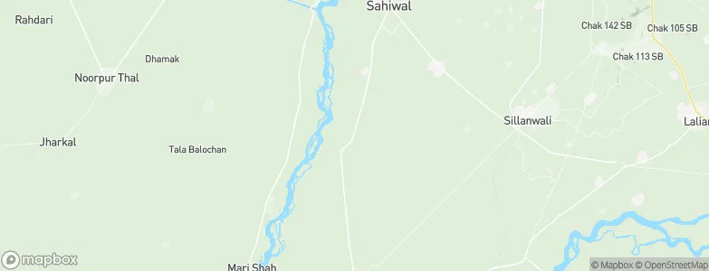 Jahanian Shah, Pakistan Map