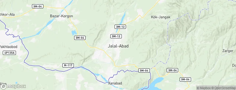 Jalal-Abad, Kyrgyzstan Map