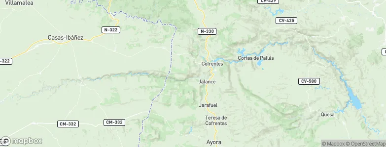 Jalance, Spain Map