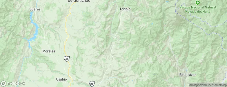 Jambaló, Colombia Map
