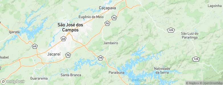 Jambeiro, Brazil Map
