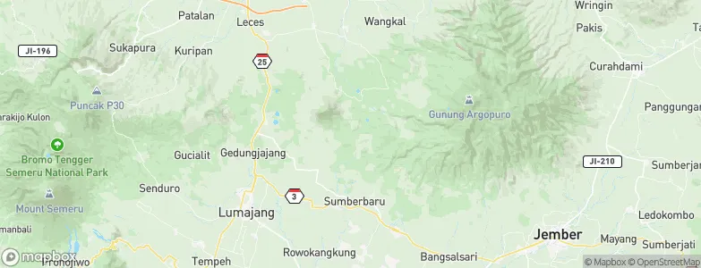 Jambesari, Indonesia Map
