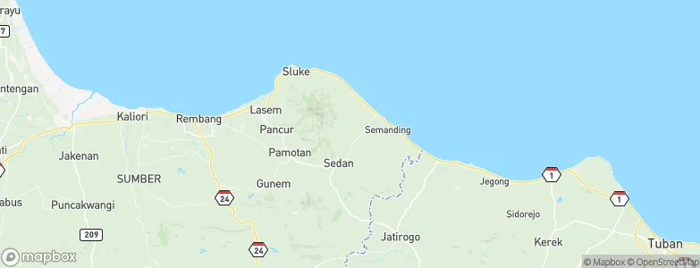 Jambeyan, Indonesia Map