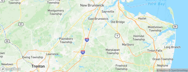 Jamesburg, United States Map