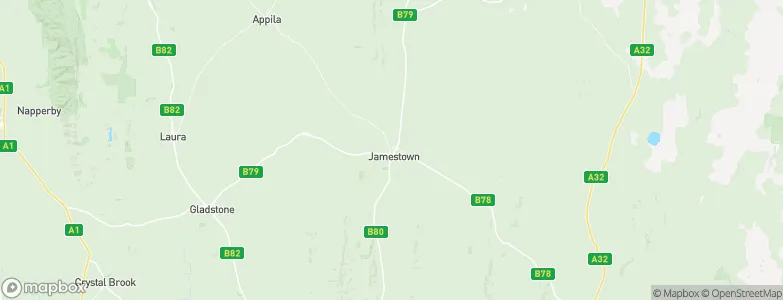 Jamestown, Australia Map