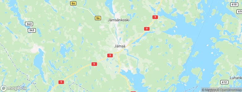 Jämsä, Finland Map