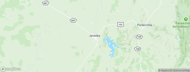 Janaúba, Brazil Map