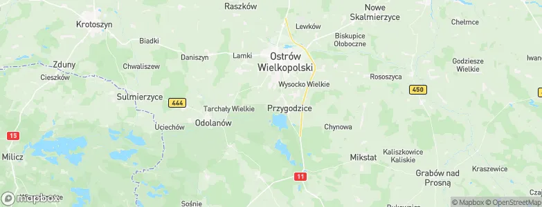 Janków Przygodzki, Poland Map
