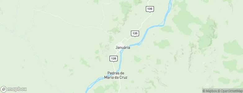 Januária, Brazil Map