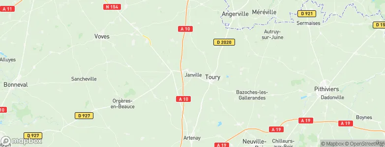 Janville, France Map