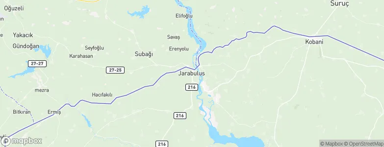 Jarābulus, Syria Map