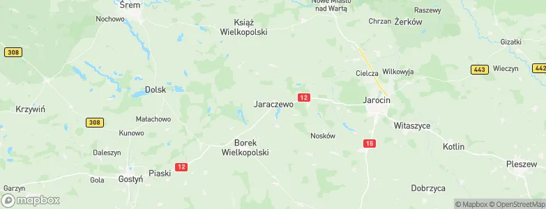 Jaraczewo, Poland Map