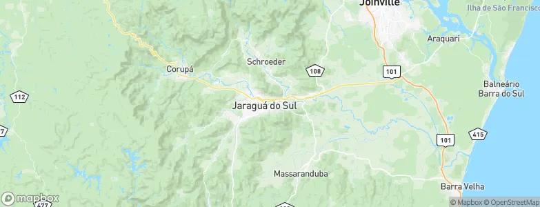 Jaraguá do Sul, Brazil Map
