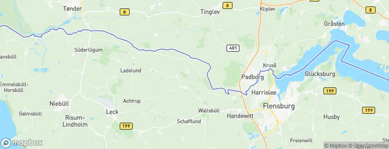 Jardelund, Germany Map