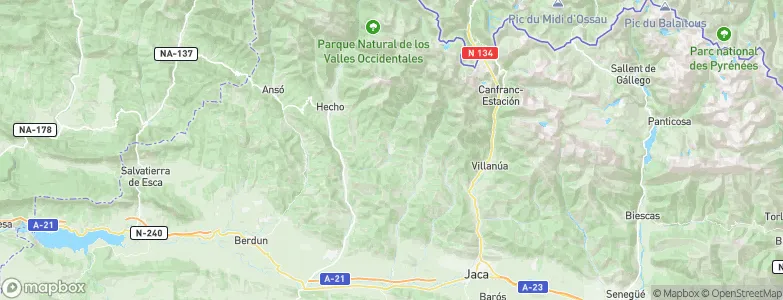 Jasa, Spain Map