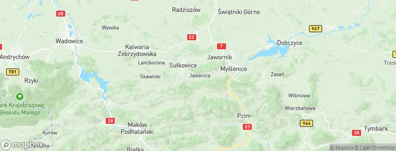 Jasienica, Poland Map