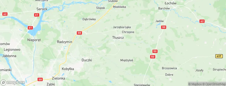 Jasienica, Poland Map