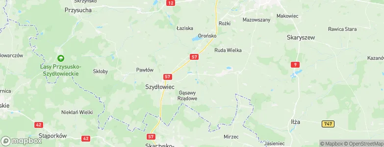 Jastrząb, Poland Map