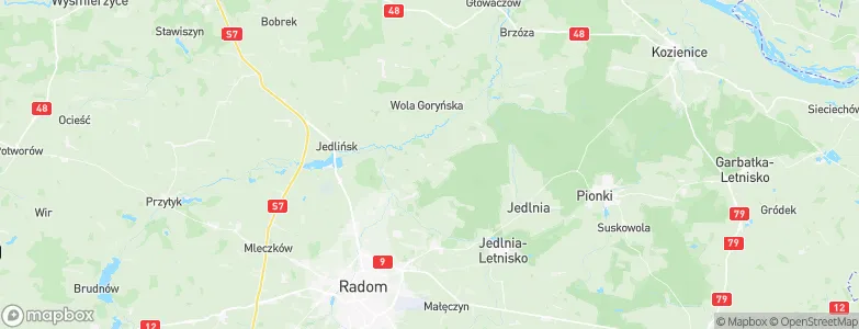Jastrzębia, Poland Map