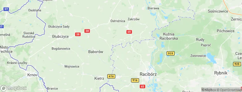 Jastrzębie, Poland Map