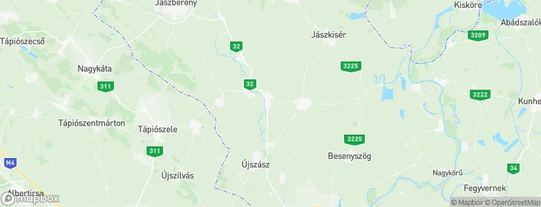 Jászalsószentgyörgy, Hungary Map