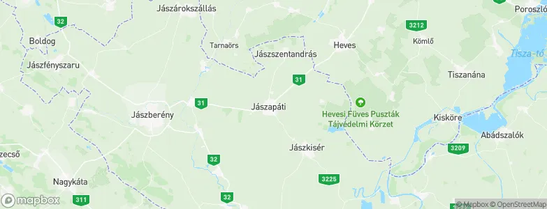 Jászapáti, Hungary Map