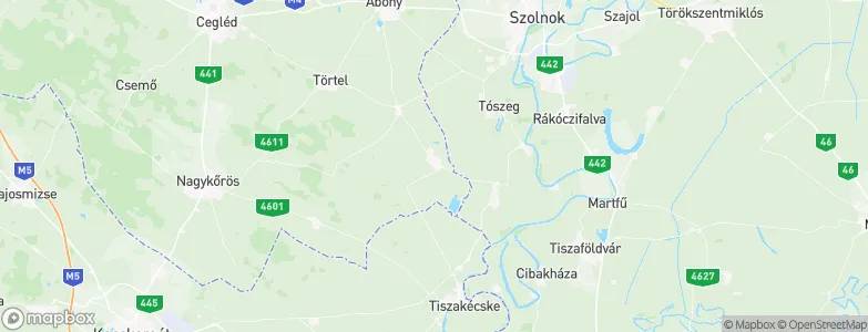 Jászkarajenő, Hungary Map