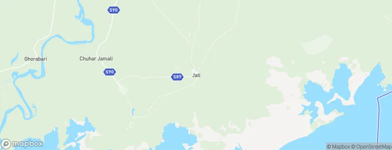 Jati, Pakistan Map