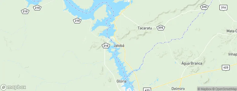 Jatobá, Brazil Map