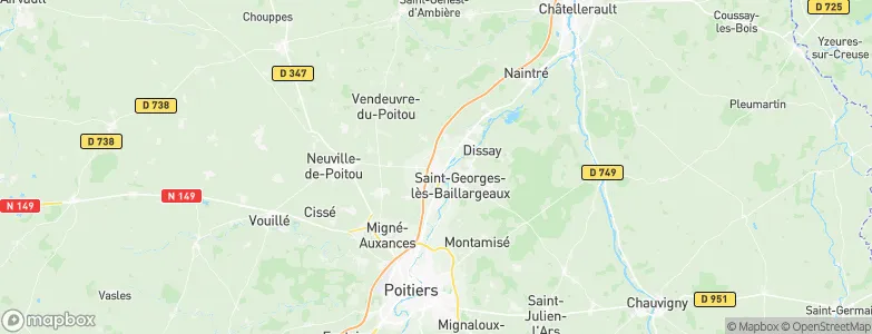 Jaunay-Clan, France Map